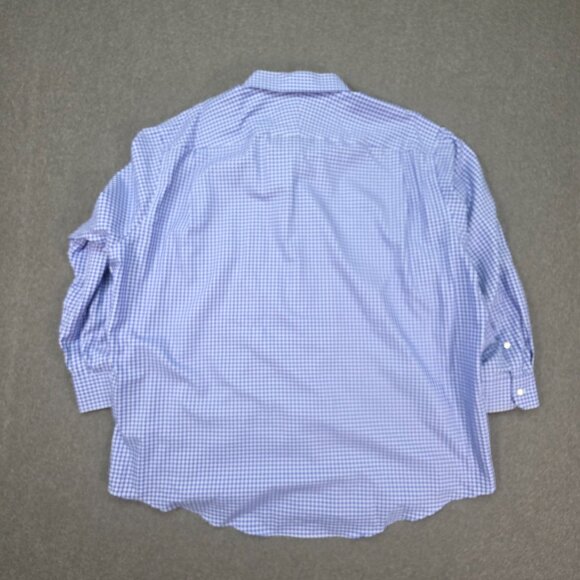 2 X Nordstrom Dress Shirts Mens 18.5-34/35 Check Non Iron Stretch Traditional - Picture 13 of 13